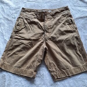 American Eagle Outfitters Mens Shorts Sz 30 Tan Khaki Chino Casual AEO